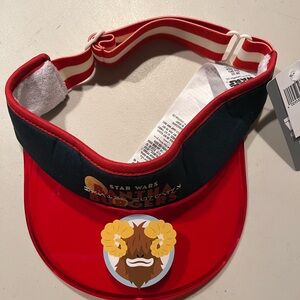 Star Wars Red and Black Visor Hat